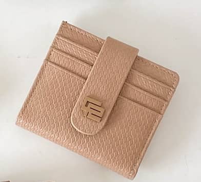 Ví nữ mini FFY đựng thẻ card - Kem